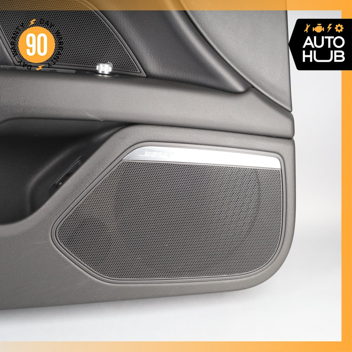 12-18 Audi 4G8 A7 Front Left Driver Door Panel Cover Trim Black Wood OEM - photo 5