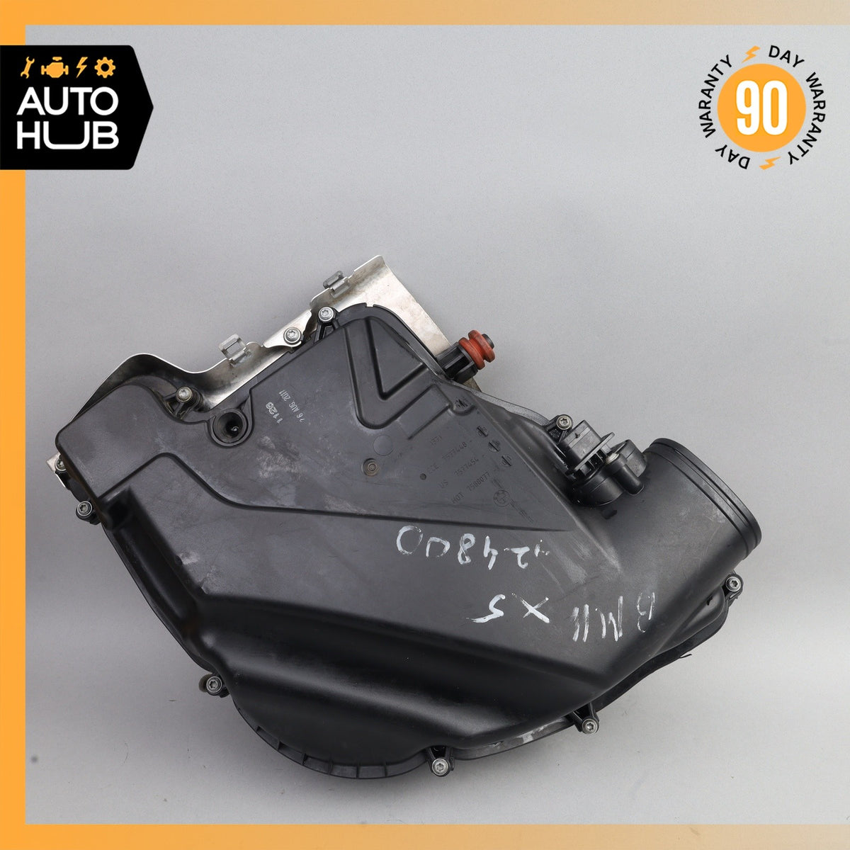 10-14 BMW E70 X5 X6 N63 4.4L V8 Right Passenger Air Intake Cleaner Box OEM - photo 1