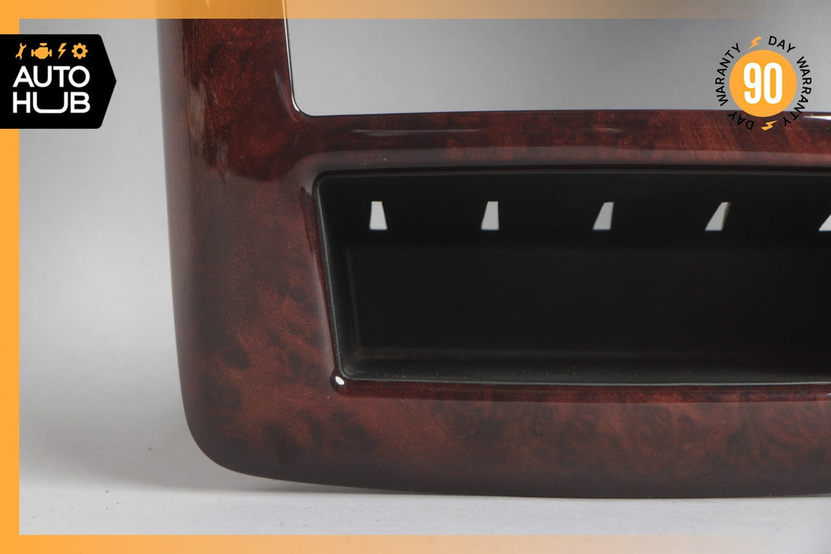 07-13 Mercedes W221 S550 S400 S350 Center Console Rear AC Control Trim Bezel OEM - photo 2