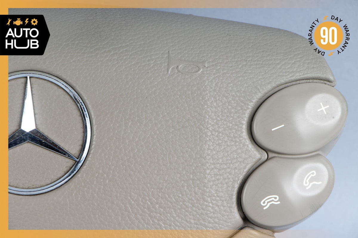 Mercedes R230 SL500 SL55 AMG CLK500 E350 Steering Wheel Airbag Air Bag Beige OEM - photo 3