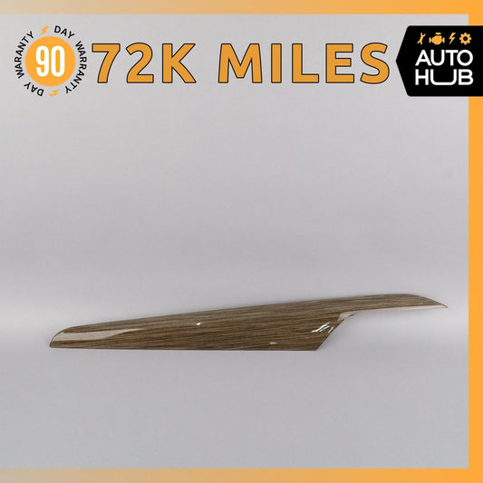 13-15 BMW E84 X1 Front or Rear Right Passenger Door Panel Trim Wood OEM 72k - photo 1