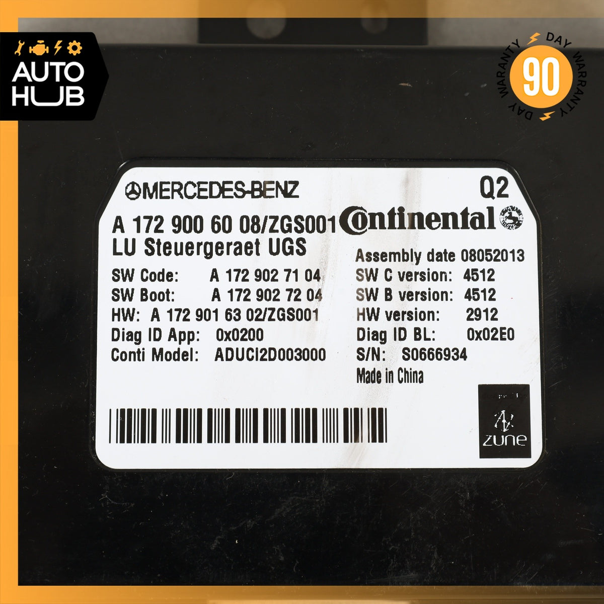 Mercedes W207 E350 C250 GL550 Communication Control Module 1729001906 OEM - photo 8