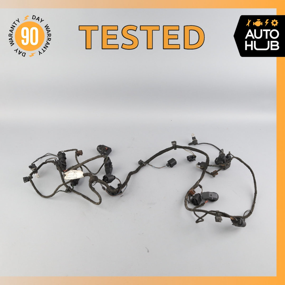 Bentley Continental GT GTC Rear Bumper Parking Sensor Wire Harness PDC OEM - photo 1