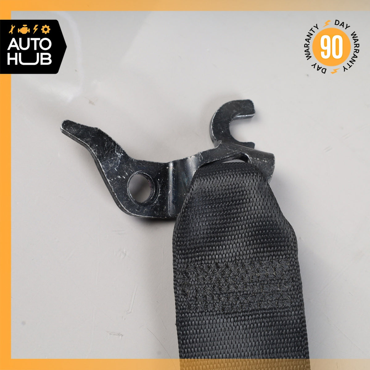 BMW E90 328i 335i Front Left Driver Side Seatbelt Seat Belt Black OEM 67k - photo 3
