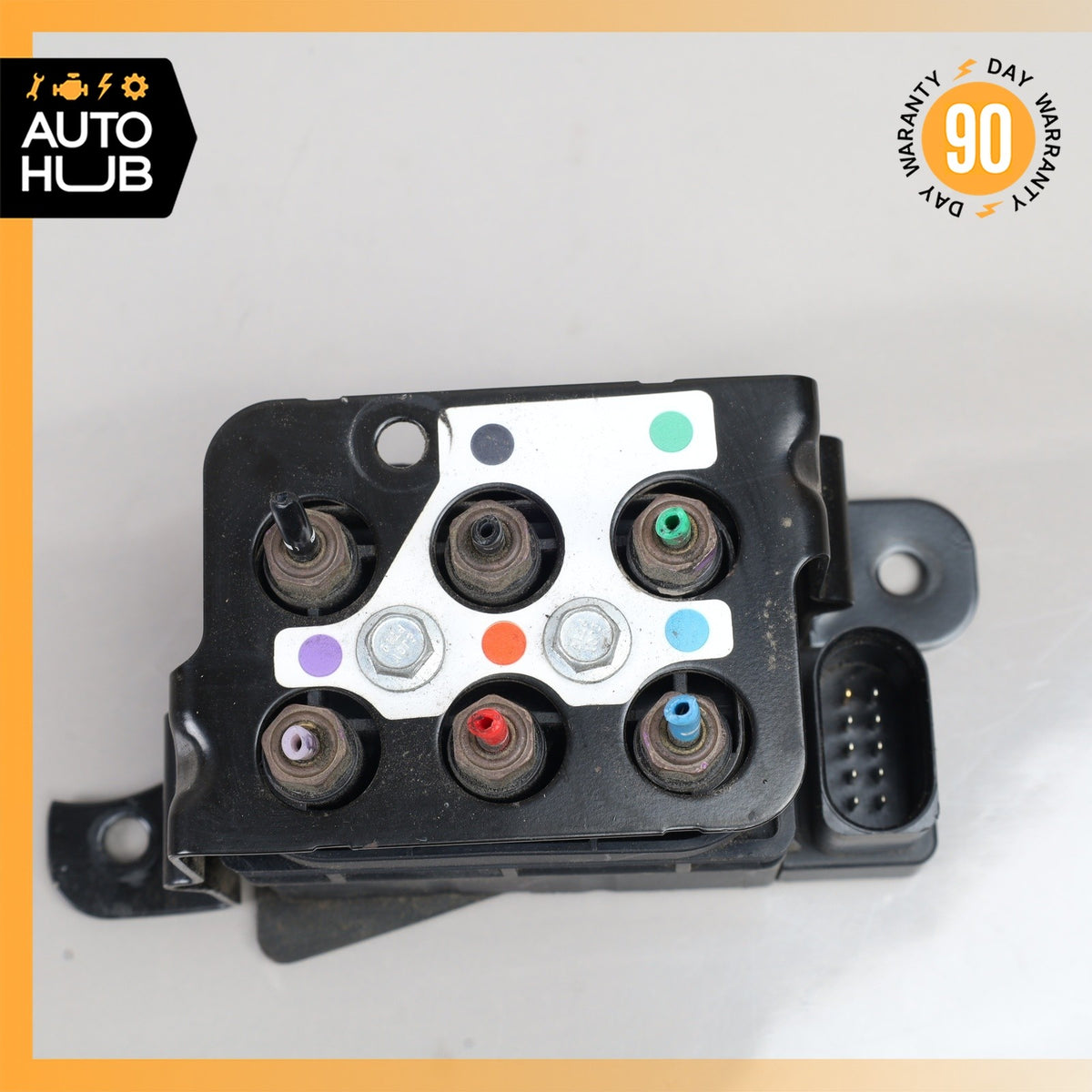 03-18 Bentley Continental GT GTC Speed Air Suspension Valve Block Unit OEM 87k - photo 6