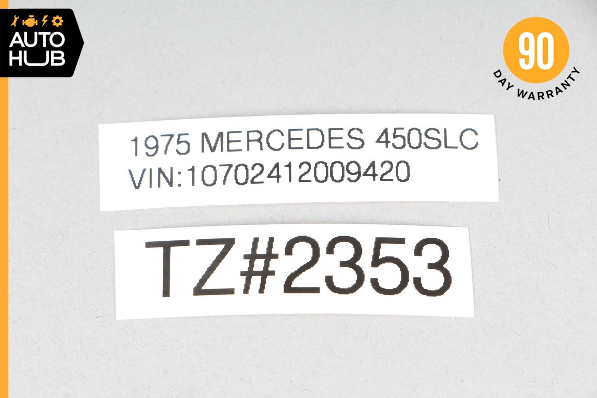 72-81 Mercedes R107 450SLC 380SEL Interior Dome Light Switch Button OEM - photo 12