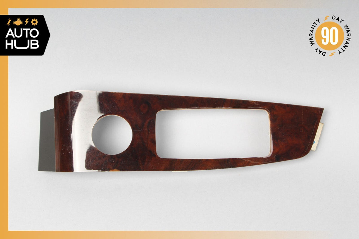 03-06 Mercedes W220 S55 AMG S500 Front Left Master Window Trim Bezel Wood OEM - photo 1