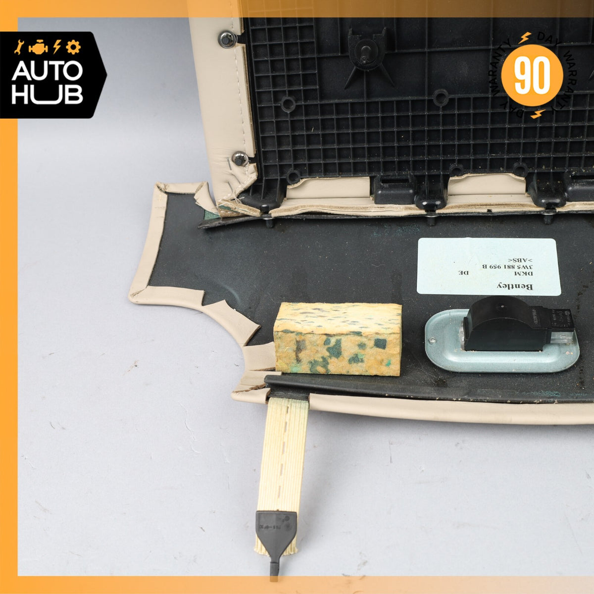 06-13 Bentley Continental Flying Spur Front Left Side Seat Back Panel OEM 80k - photo 13
