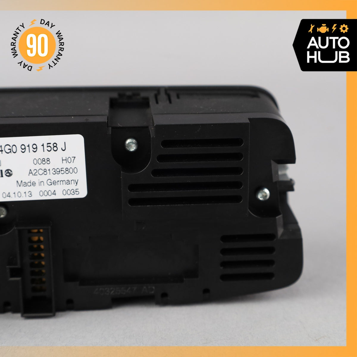 Audi C7 A6 S6 Rear Climate Control Panel Switch OEM - photo 8