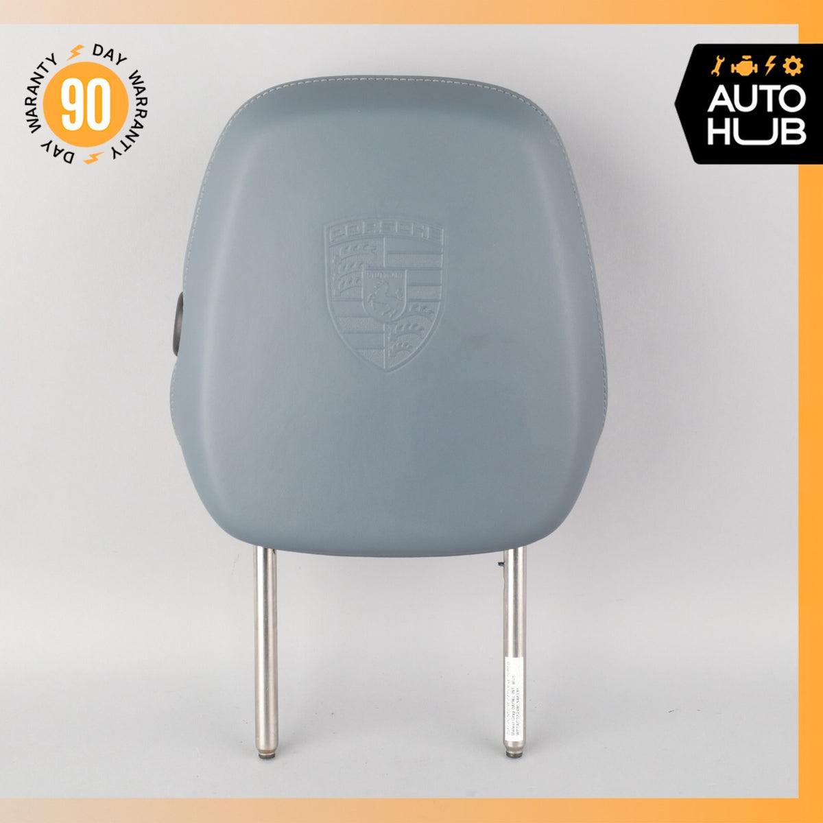 11-14 Porsche Cayenne 958 Turbo Front Left Driver Headrest Head Rest Blue OEM - photo 1