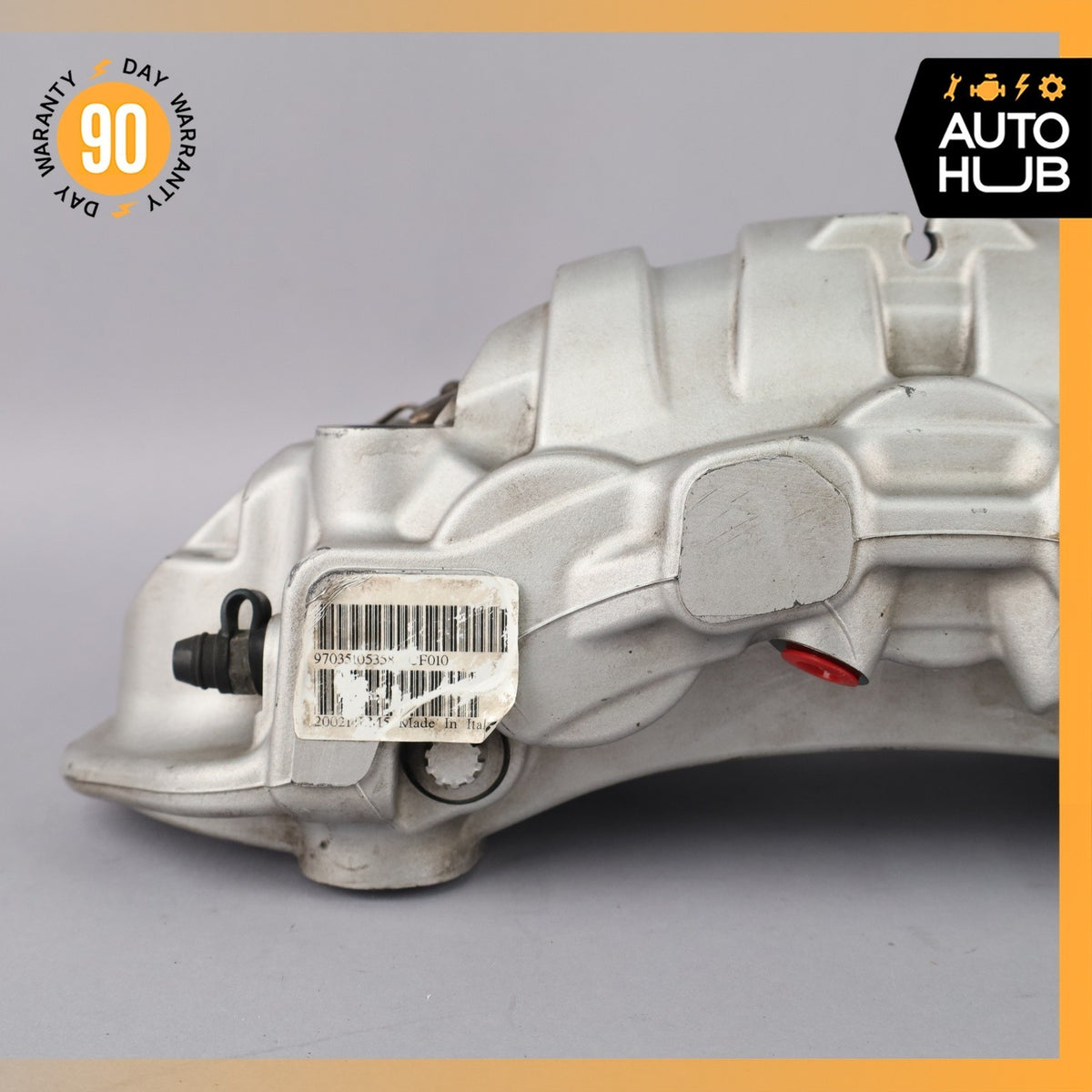 10-23 Porsche Panamera Cayenne Macan Front Brake Calipers Set 7PP615123 OEM - photo 8