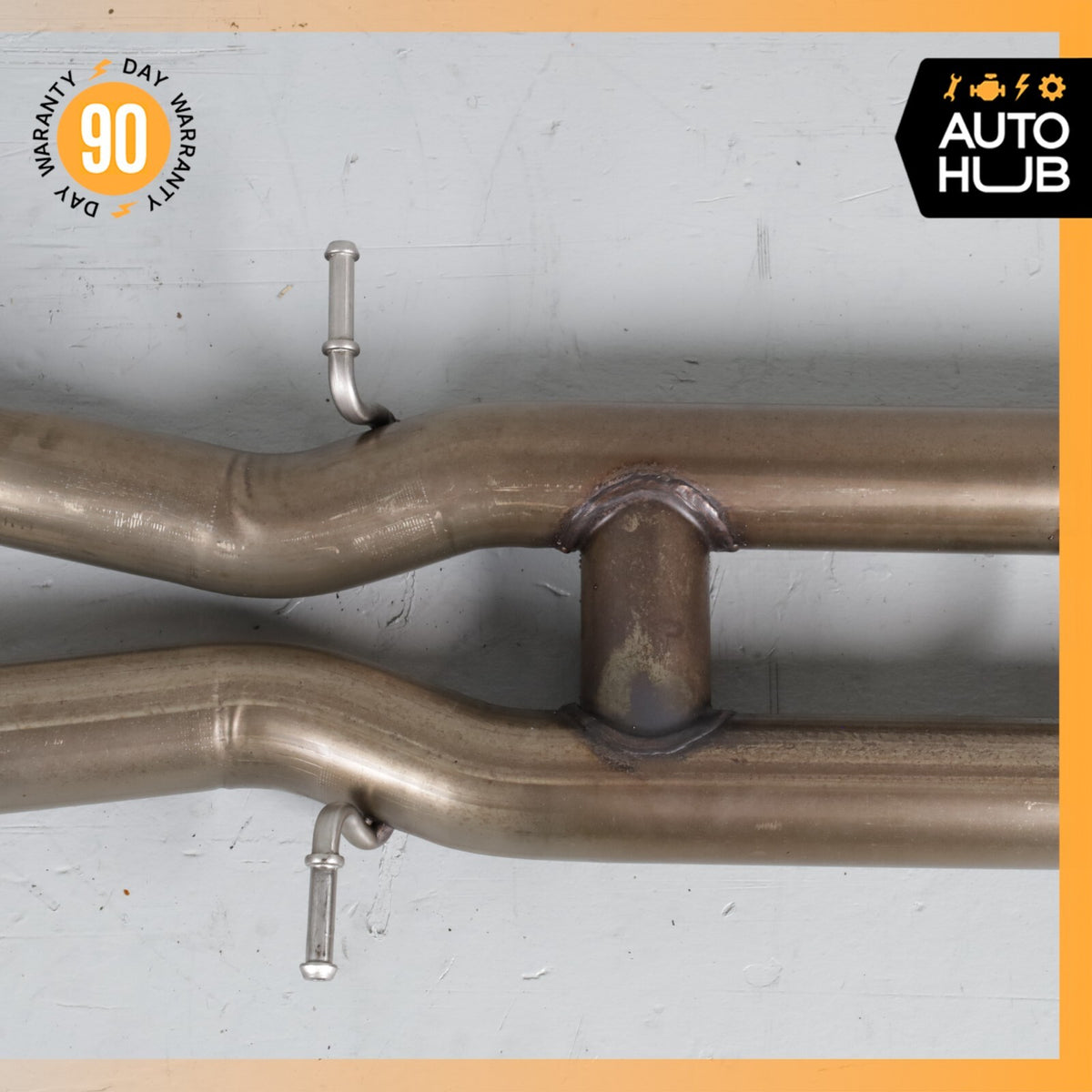 Bentley Continental GTC 6.0L Middle Mid Pipe Exhaust Downpipe Left & Right 63k - photo 12