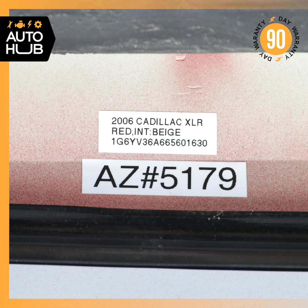 04-09 Cadillac XLR Front Right Passenger Windshield A Pillar Molding Cover 58k - photo 15