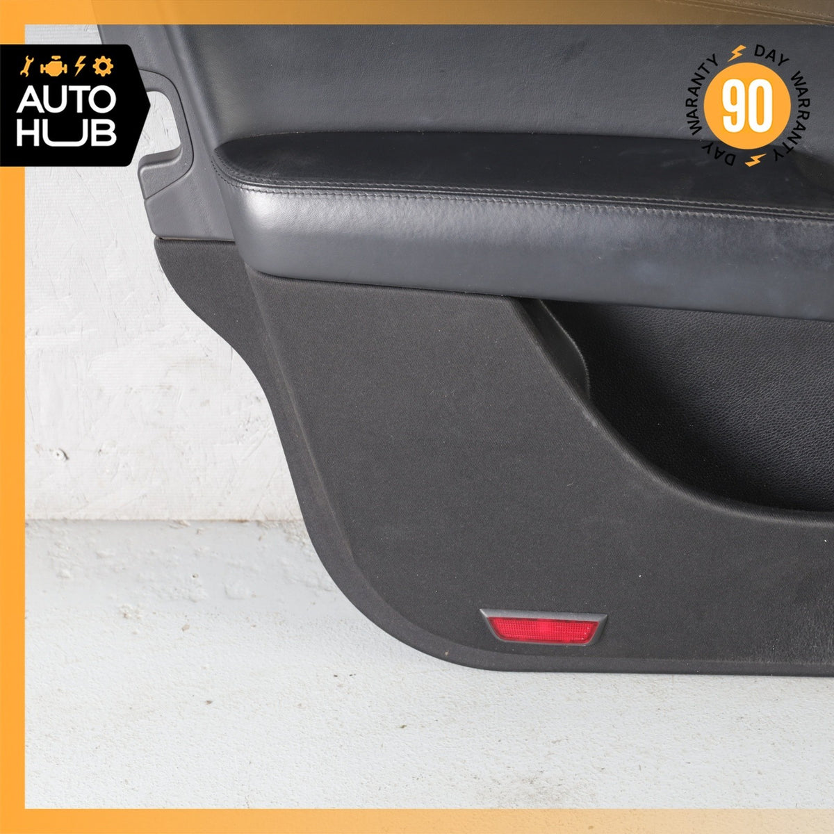 08-14 Mercedes W204 C63 AMG Front Left Driver Interior Door Panel Black OEM - photo 5