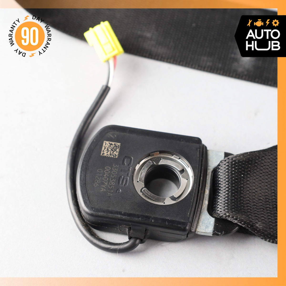 07-10 Mercedes W216 CL600 CL63 Front Right Passenger Side Seat Belt Black OEM - photo 18