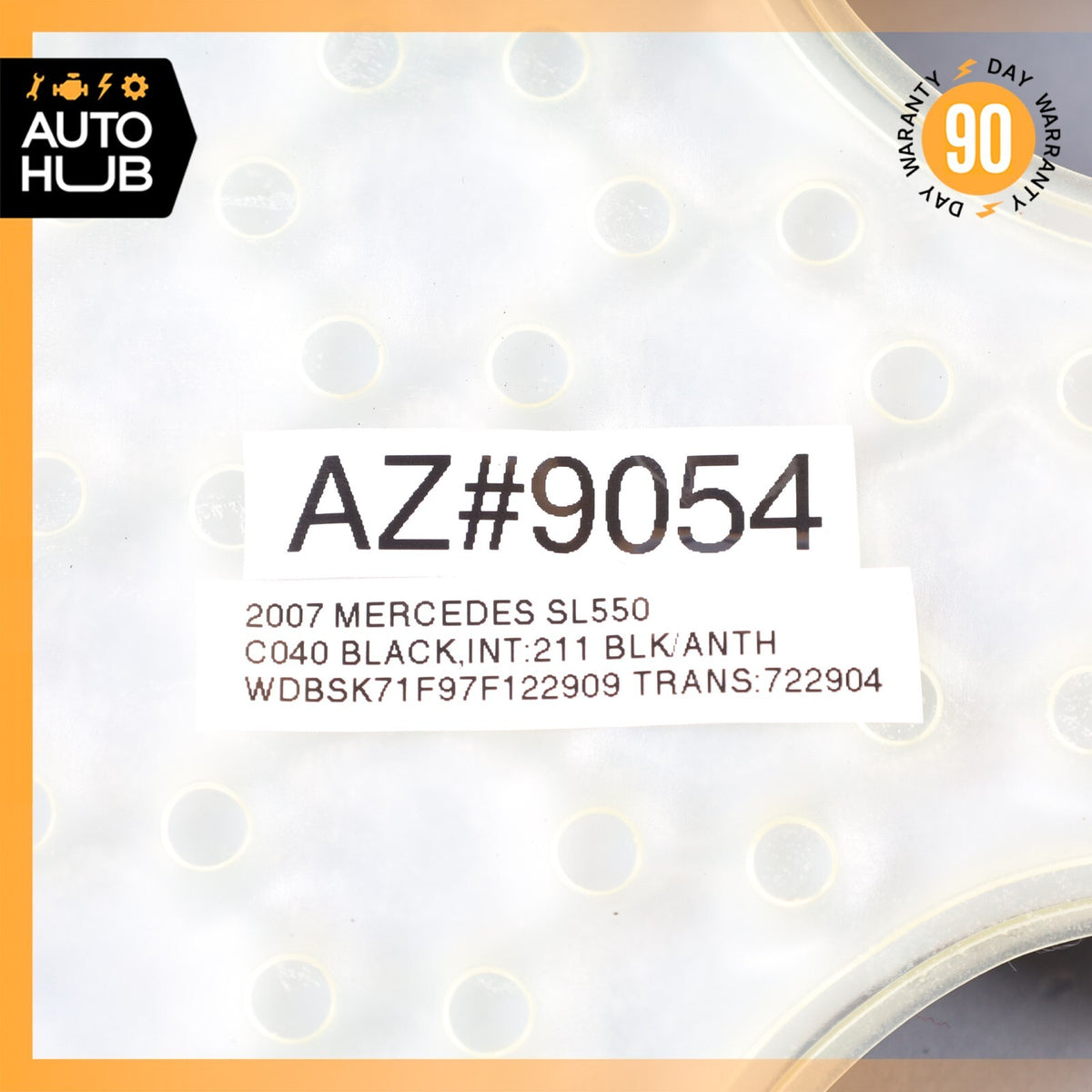 07-12 Mercedes R230 SL550 SL55 AMG Seat Occupancy Sensor Mat SRS 2308701110 OEM - photo 15