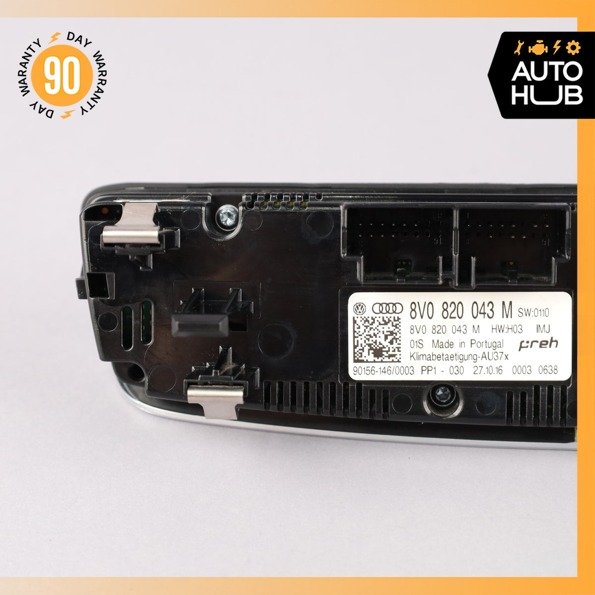 17-20 Audi 8V A3 A/C AC Heater Climate Control Unit OEM - photo 7