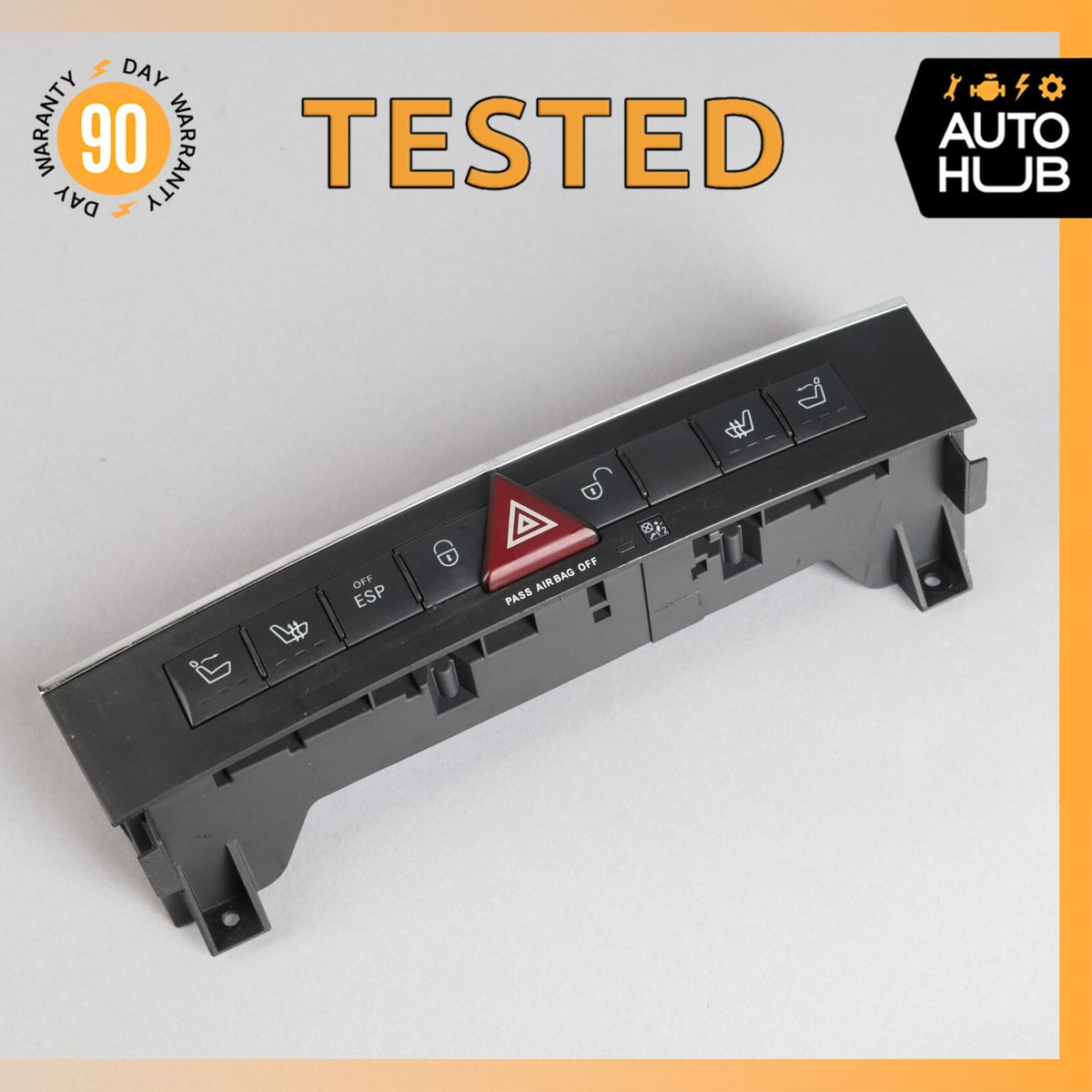 2011 Mercedes R171 SLK300 Center Dashboard Hazard Control Switch OEM - photo 1