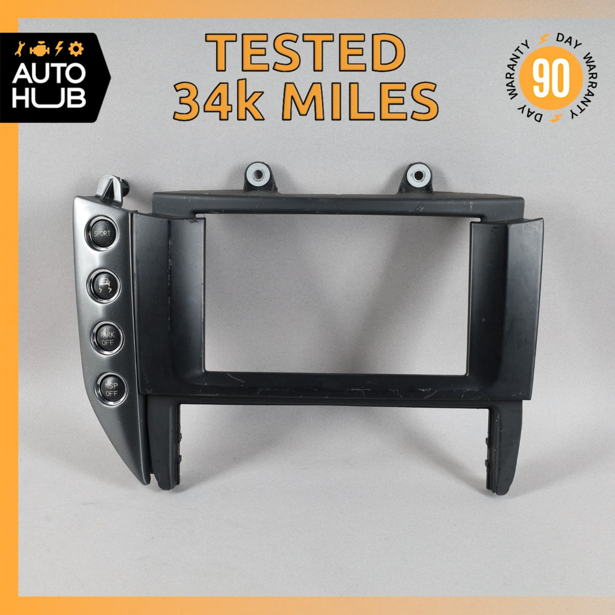 Maserati GranTurismo M145 Center Console Head Unit Navi Trim Bezel w/ Switch OEM - photo 1