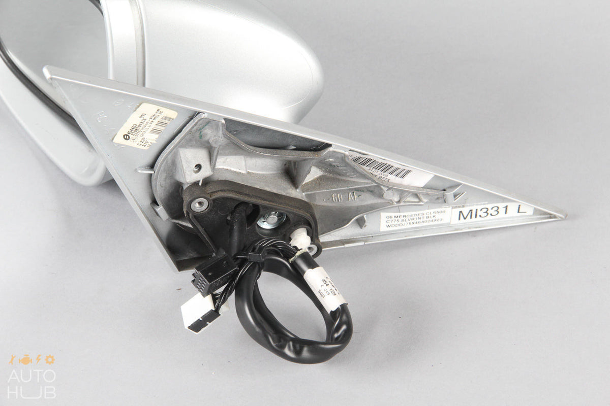 06-08 Mercedes W219 CLS550 CLS55 AMG Side Rear View Door Mirror Left Driver OEM - photo 10