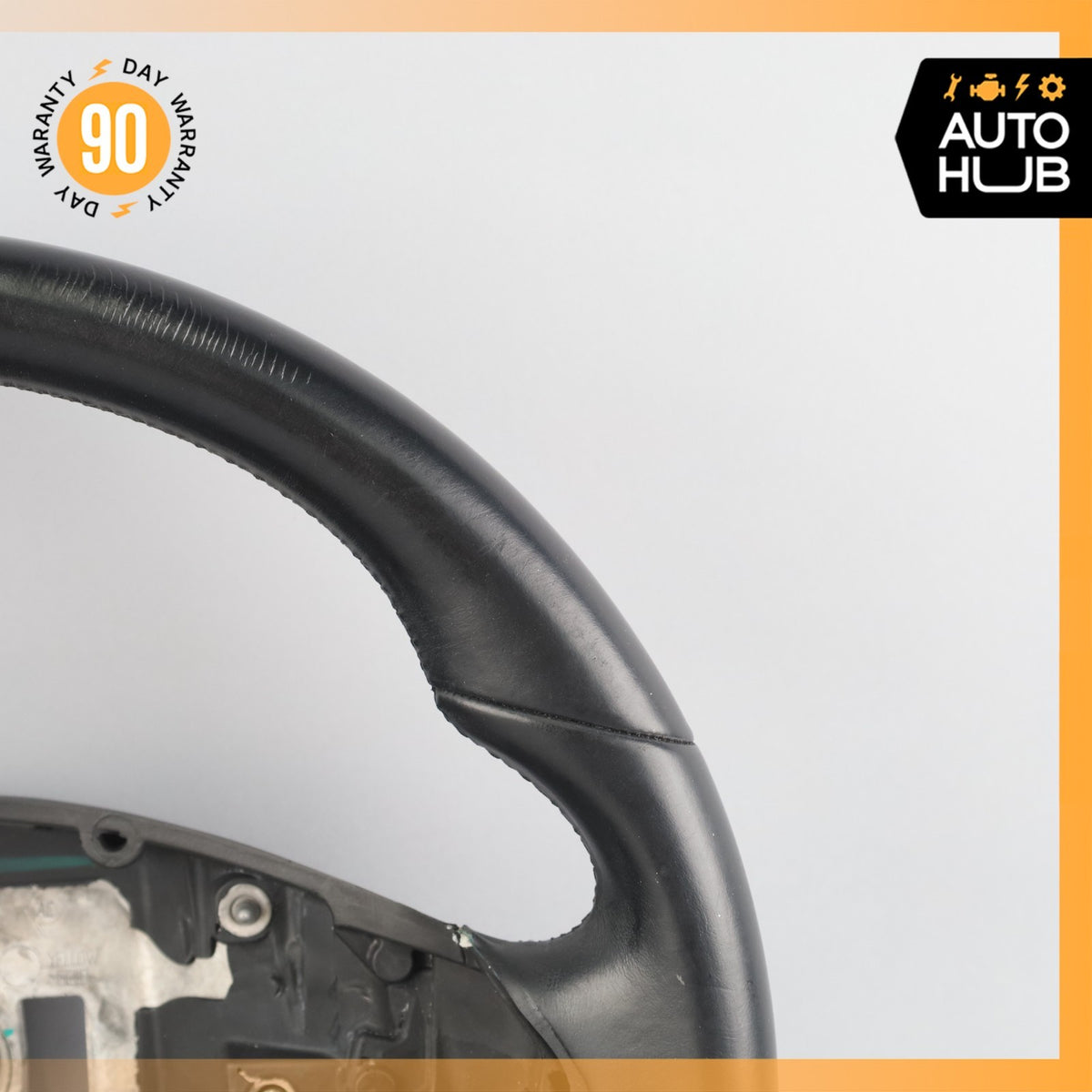 Tesla Model S Steering Wheel Flat Bottom 100527900D OEM 63k - photo 4