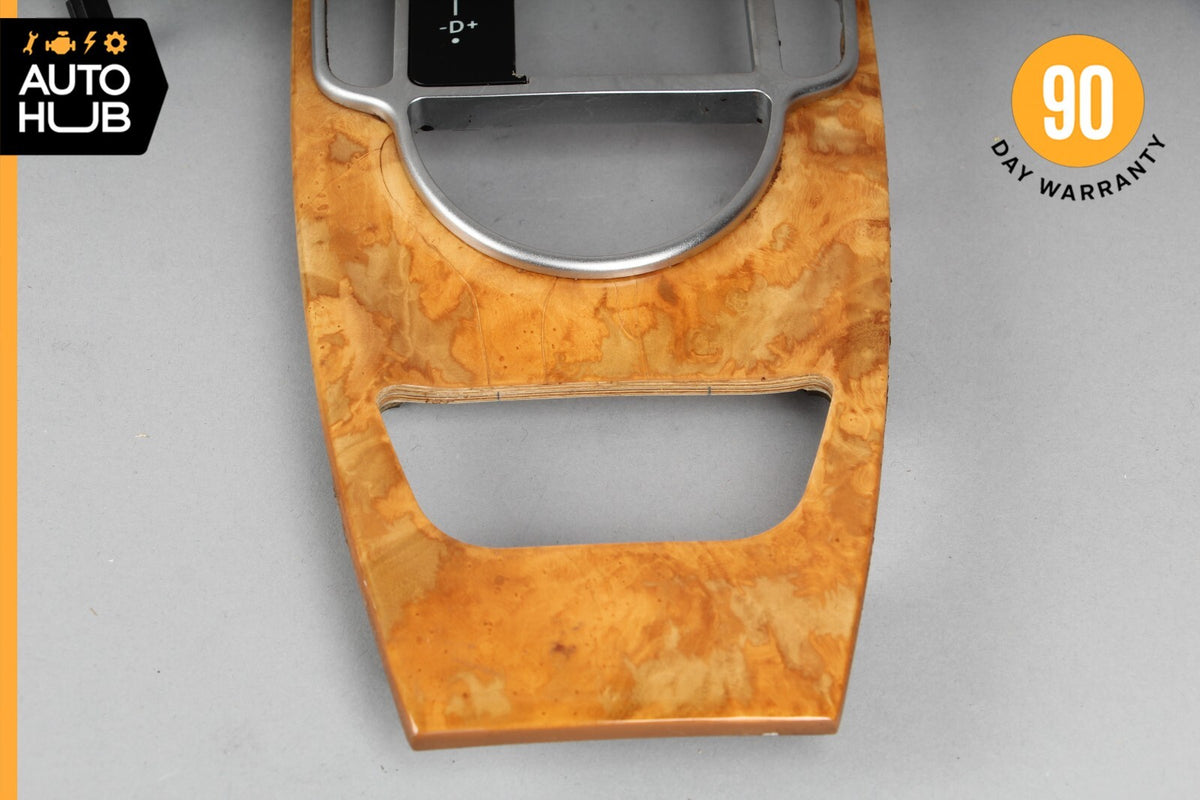 03-04 Mercedes R230 SL500 SL600 Center Console Trim Bezel Wood 2306803739 OEM - photo 10
