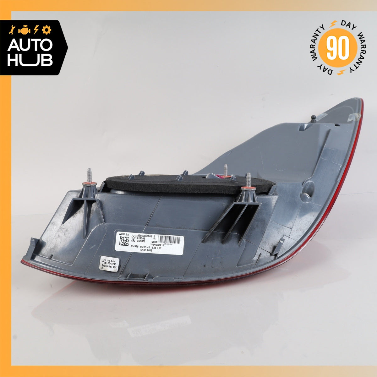 15-18 Mercedes W205 C300 C43 AMG Sedan LED Tail Light Lamp Rear Left Side OEM - photo 15
