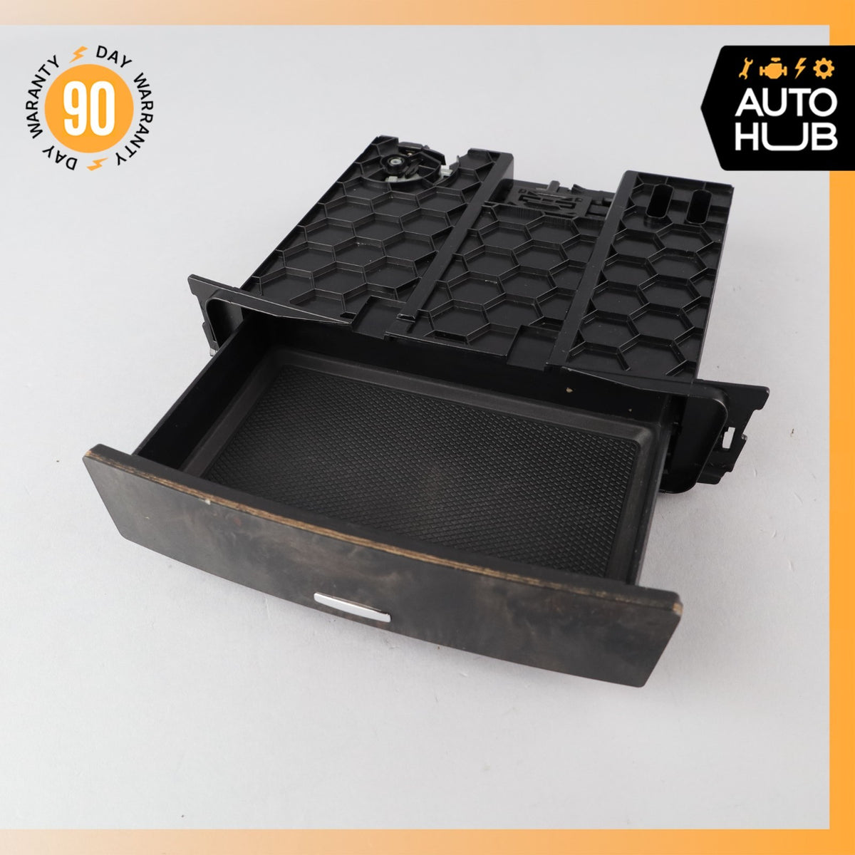 06-12 Mercedes W164 ML63 GL550 Center Console Tray Storage Compartment Wood OEM - photo 2