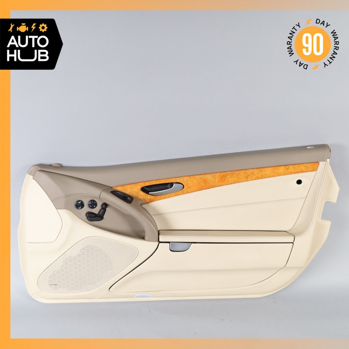 07-08 Mercedes R230 SL550 Right Passenger Side Interior Door Panel Beige OEM 72k - photo 2