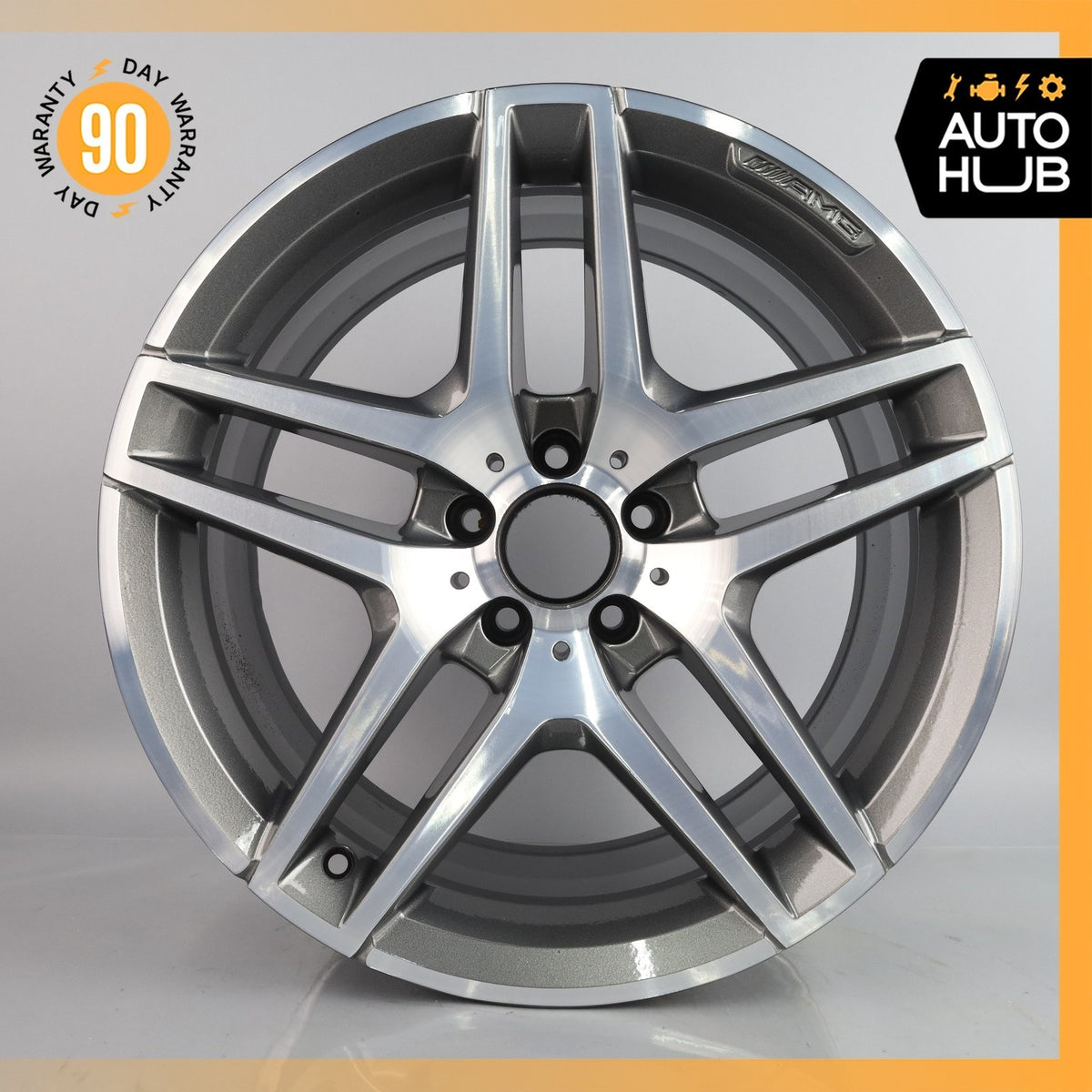 Mercedes W222 S550 S63 AMG 9.5 x 19 19" Rear Wheel Rim 2224010100 OEM - photo 2