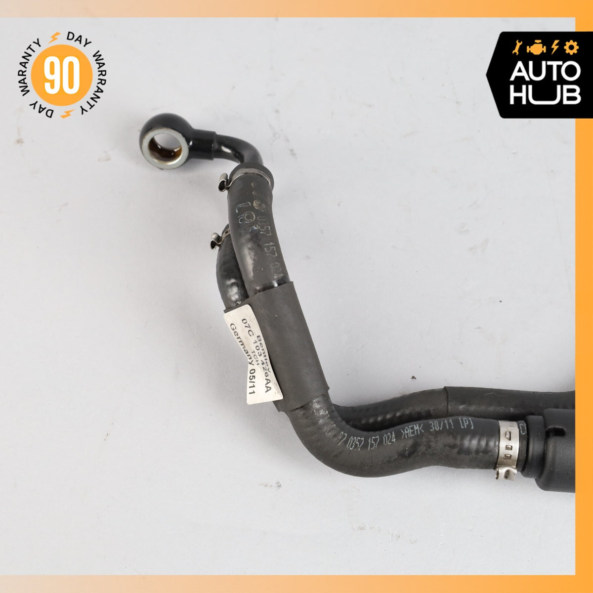 Bentley Continental GTC GT 6.0L Left Engine Oil Separator w/ Pipe OEM 71k - photo 7