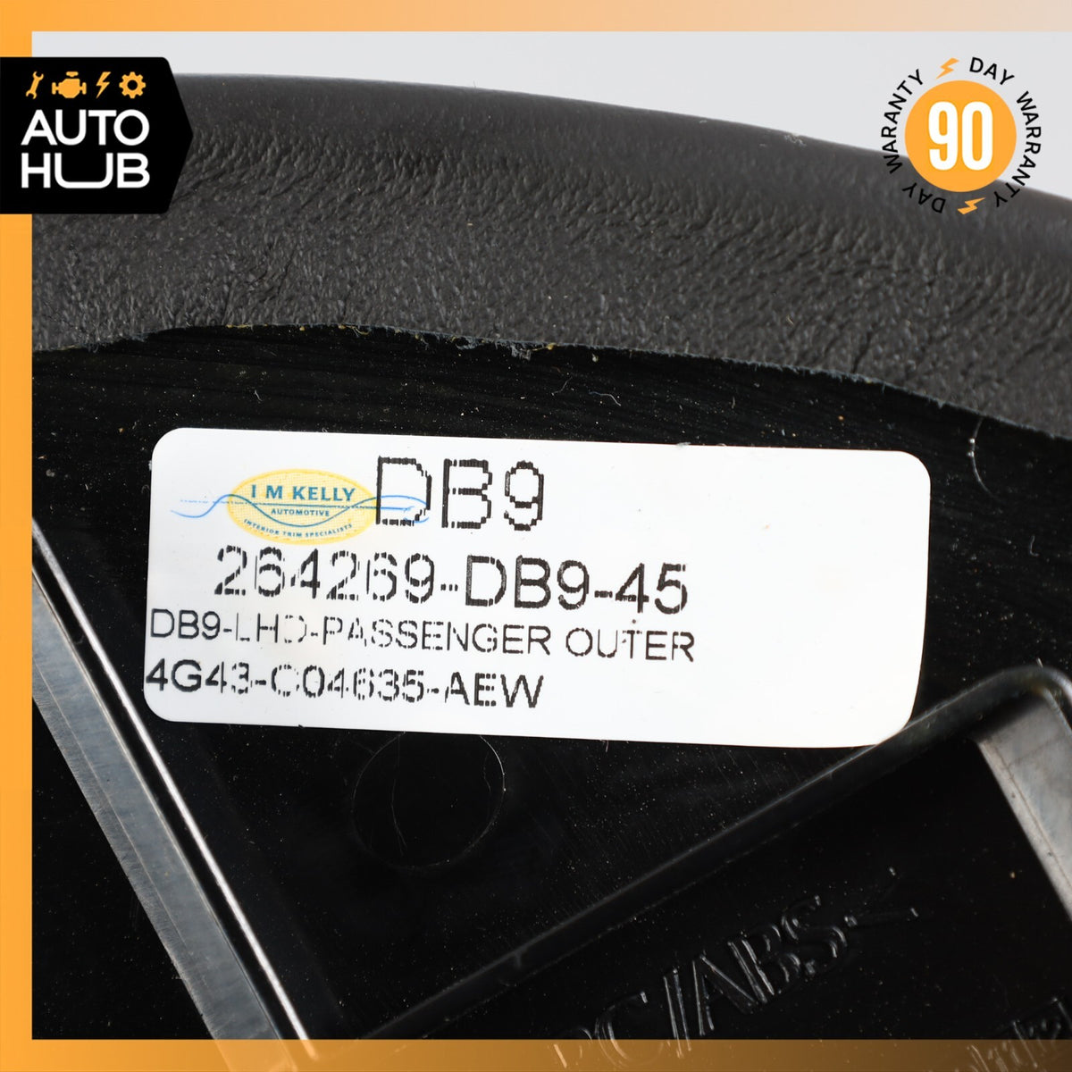 13-16 Aston Martin DB9 Right Side Upper Inner Cover Air Vent Trim OEM 35k - photo 13
