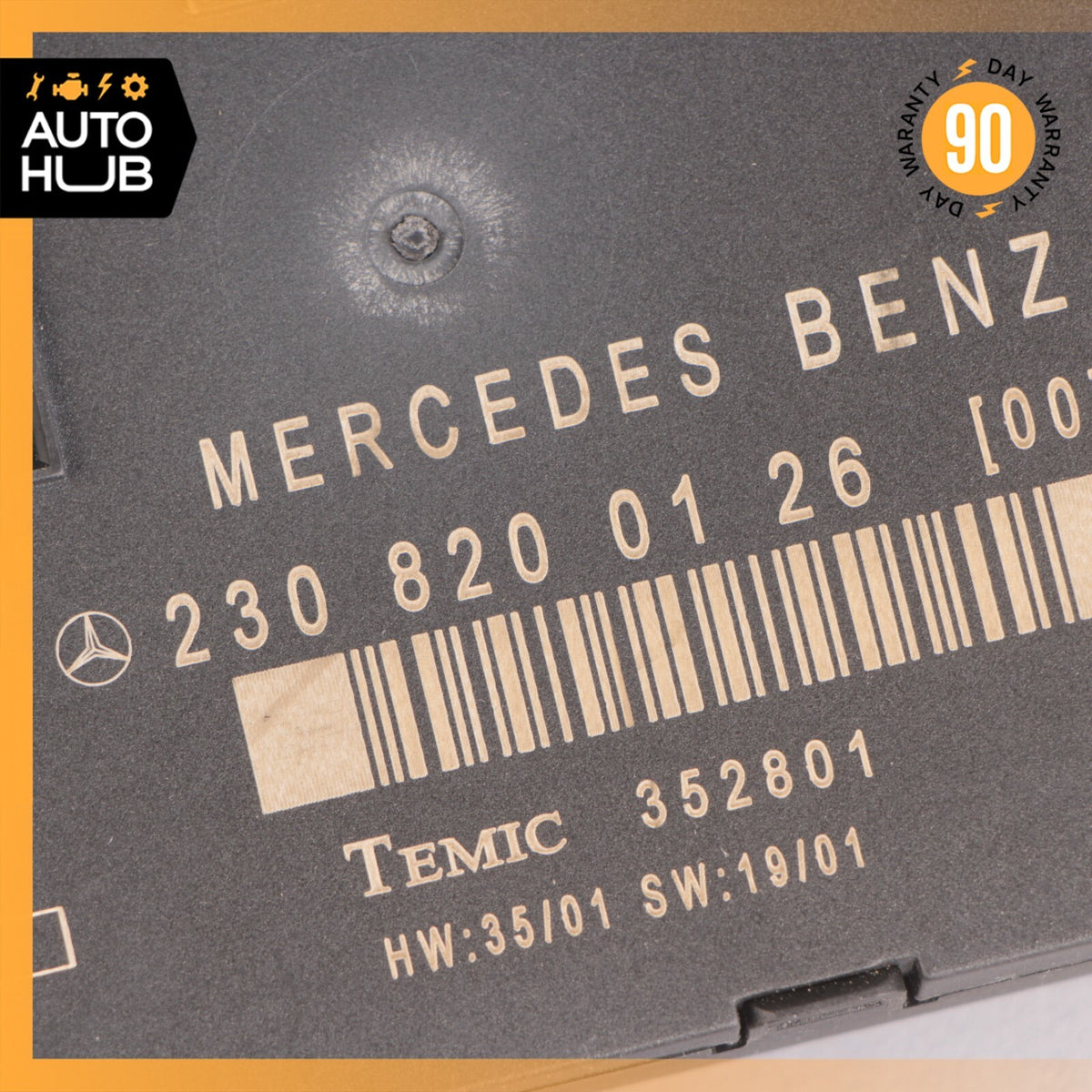 03-12 Mercedes R230 SL500 SL55 AMG SL550 Door Control Module Left Side OEM 72k - photo 8