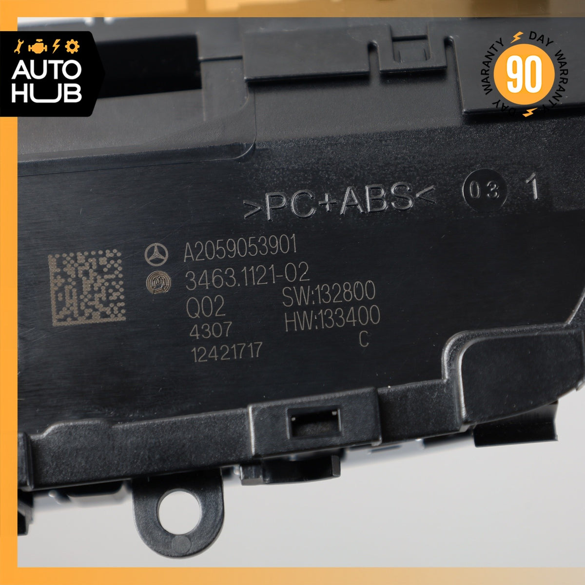 15-19 Mercedes W205 C300 Center Dashboard Hazard Control Switch OEM - photo 12