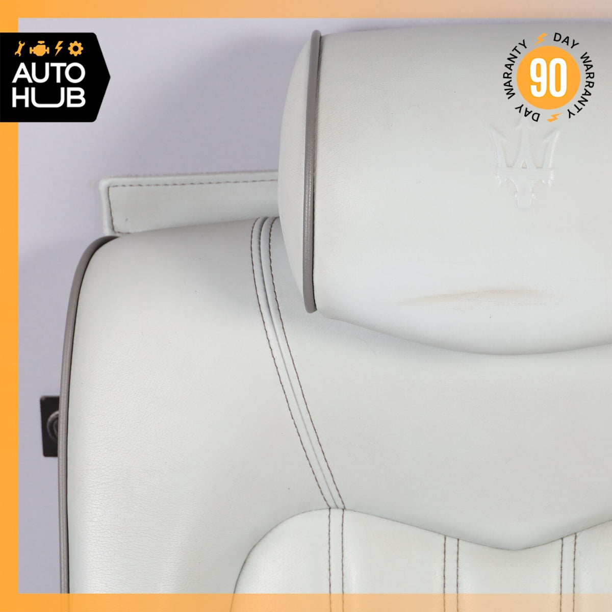 03-08 Maserati Quattroporte M139 Rear Left Recline Seat Cushion Top Upper OEM - photo 2