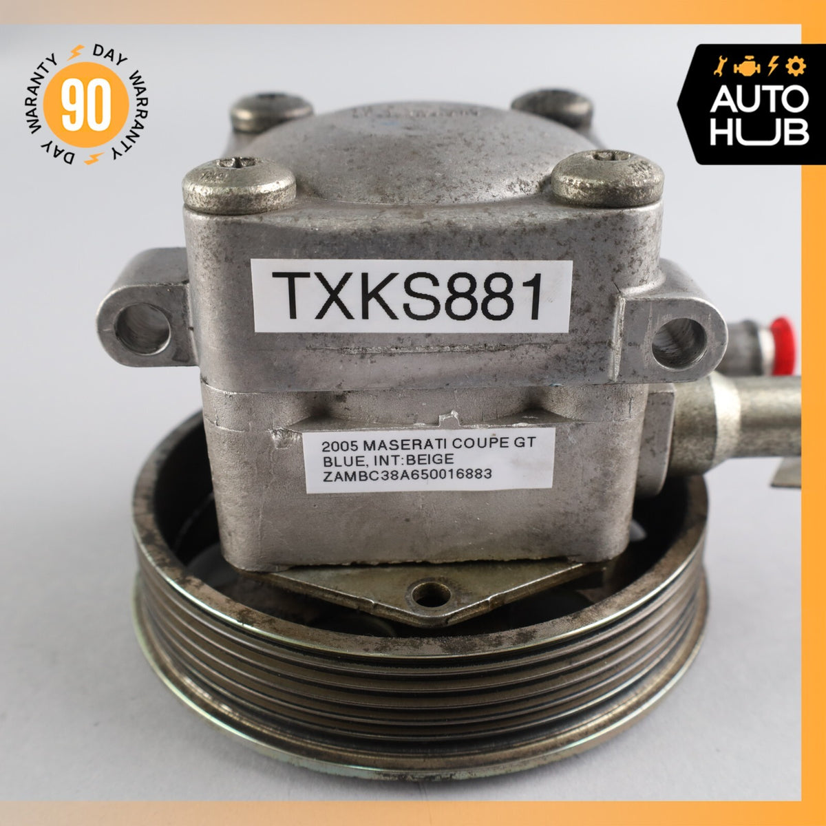 02-07 Maserati M138 Coupe Spyder 4200 GT CC Power Steering Pump 187920 OEM 67k - photo 9
