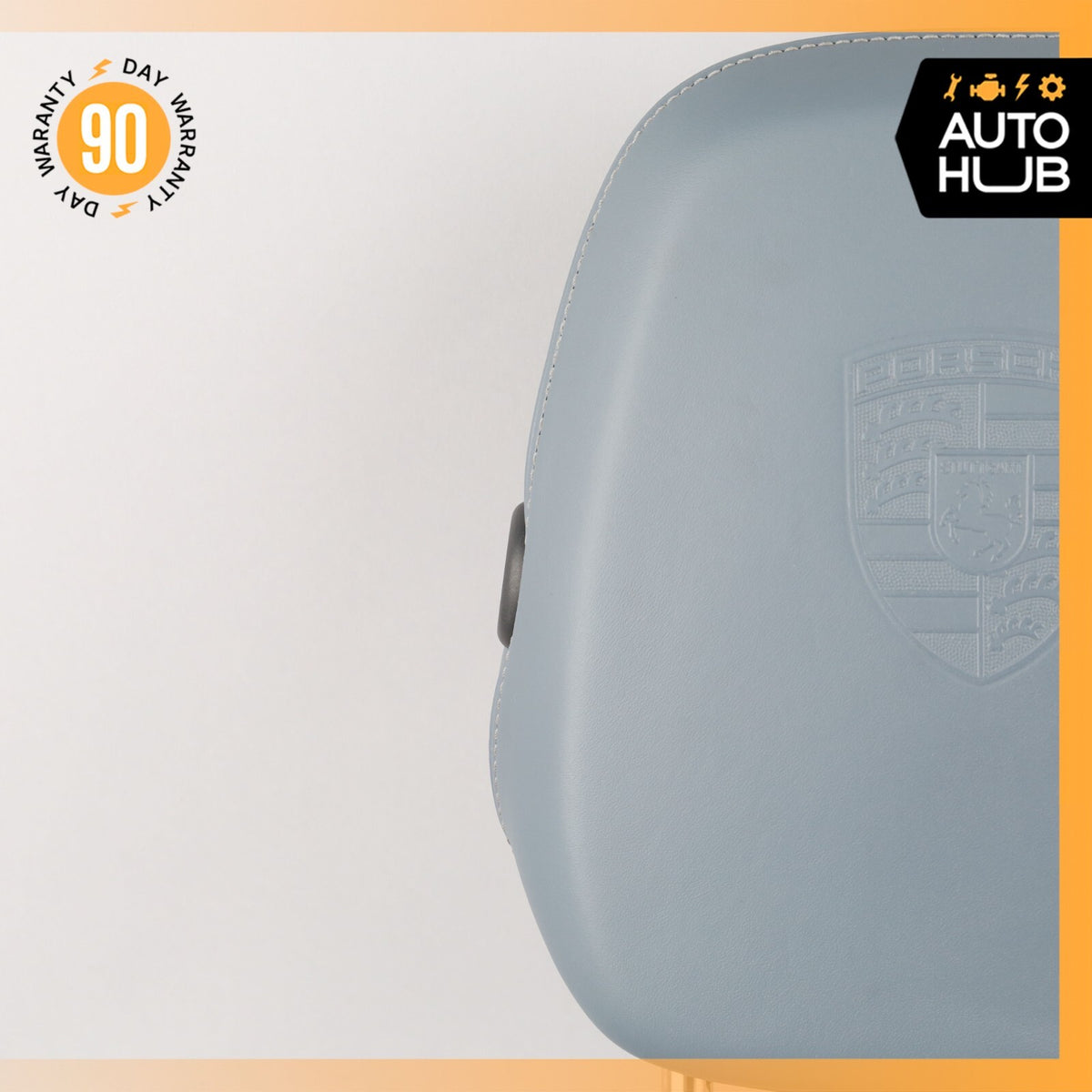 11-14 Porsche Cayenne 958 Turbo Front Left Driver Headrest Head Rest Blue OEM - photo 3