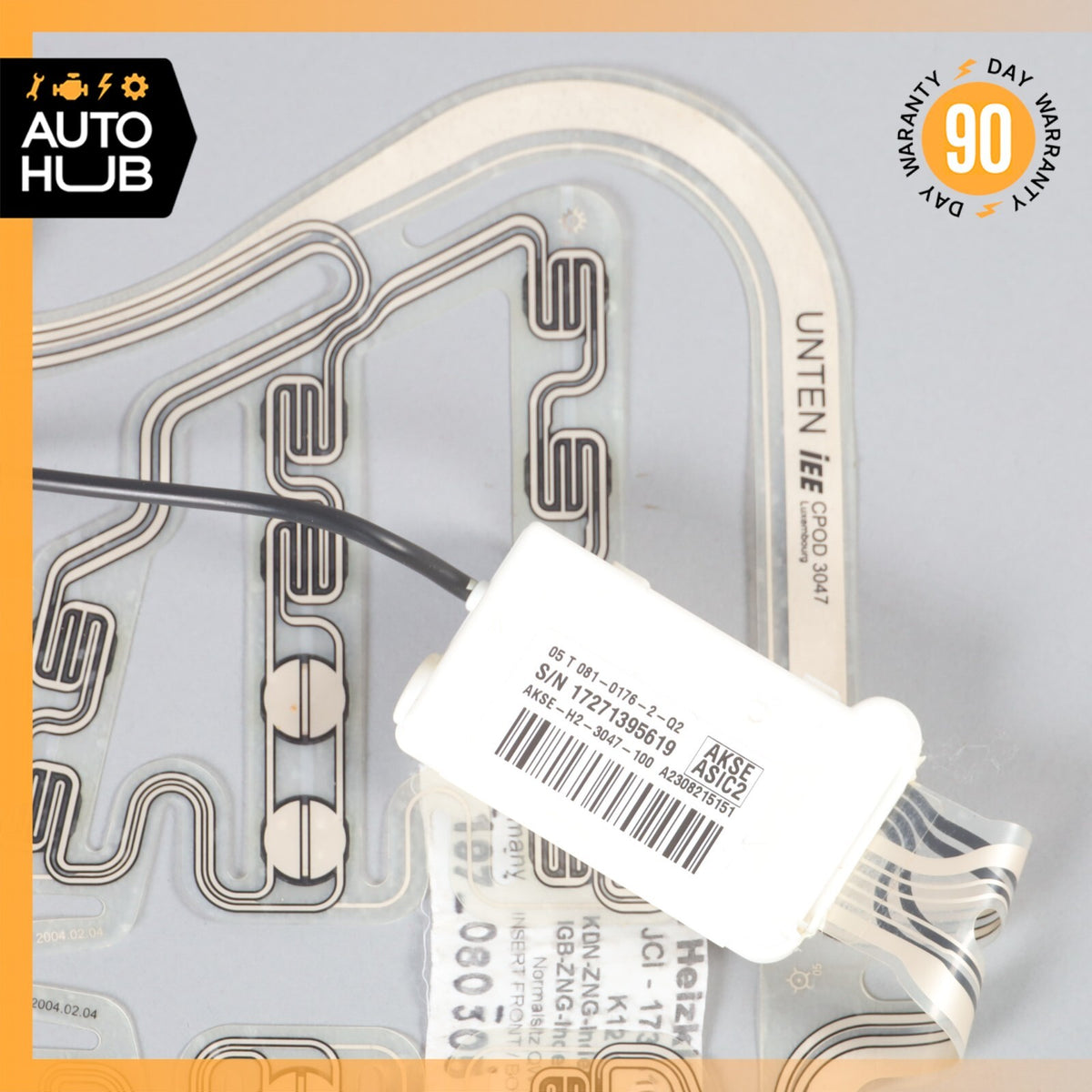 05-08 Mercedes R230 SL500 SL55 AMG Seat Occupancy Sensor Mat SRS 2308215151 OEM - photo 2