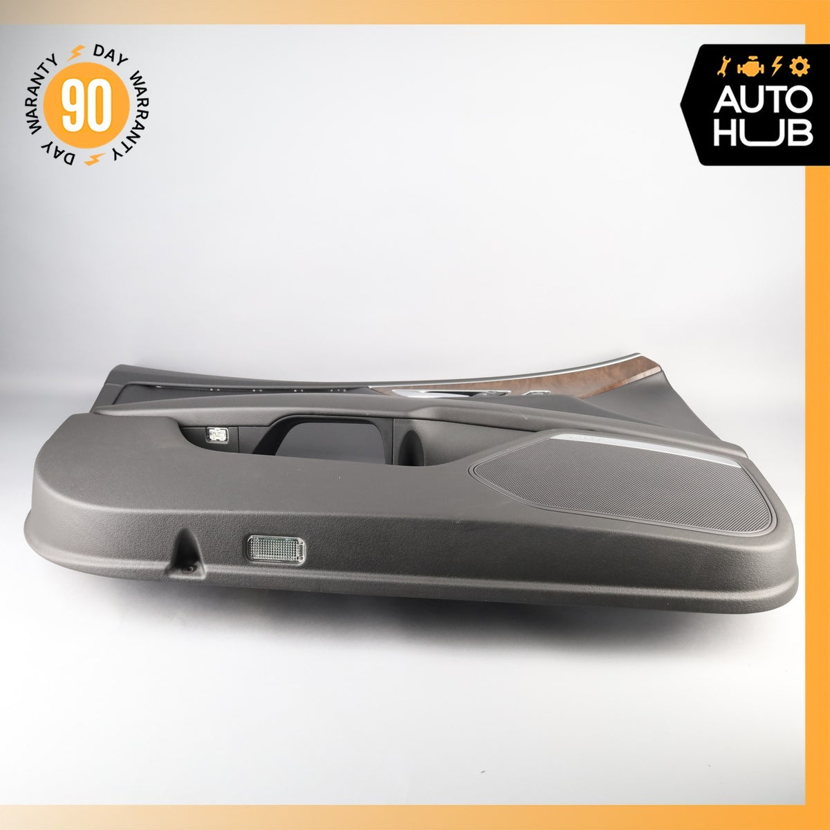 12-18 Audi 4G8 A7 Front Left Driver Door Panel Cover Trim Black Wood OEM - photo 14