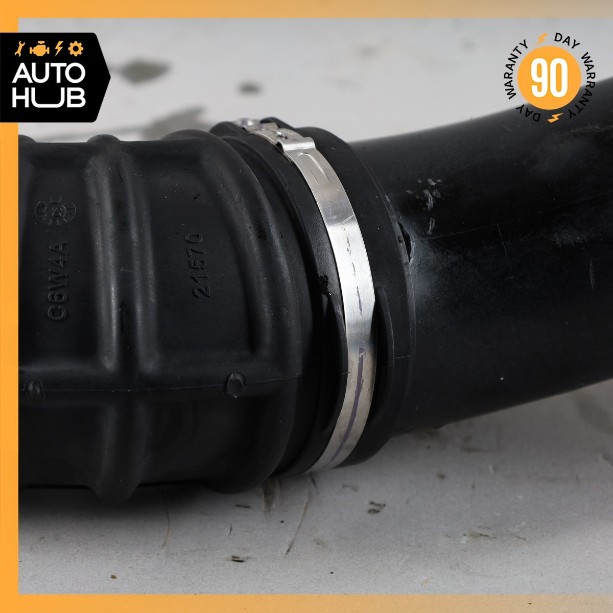 Aston Martin DB9 Rapide Air Intake Duct Pipe Hose Right Side 4G439C623CC OEM 34k - photo 11
