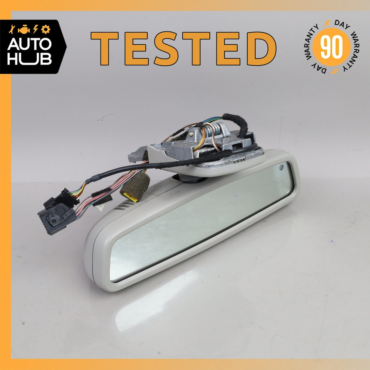 00-06 Mercedes W215 CL55 AMG CL600 Interior Rear View Mirror 2158110007 Gray OEM - photo 1