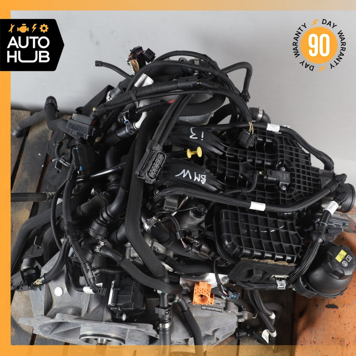 14-17 BMW i3 I01 REX 0.6L IB1 Engine Motor Assembly w/ Transmission OEM 88k - photo 3