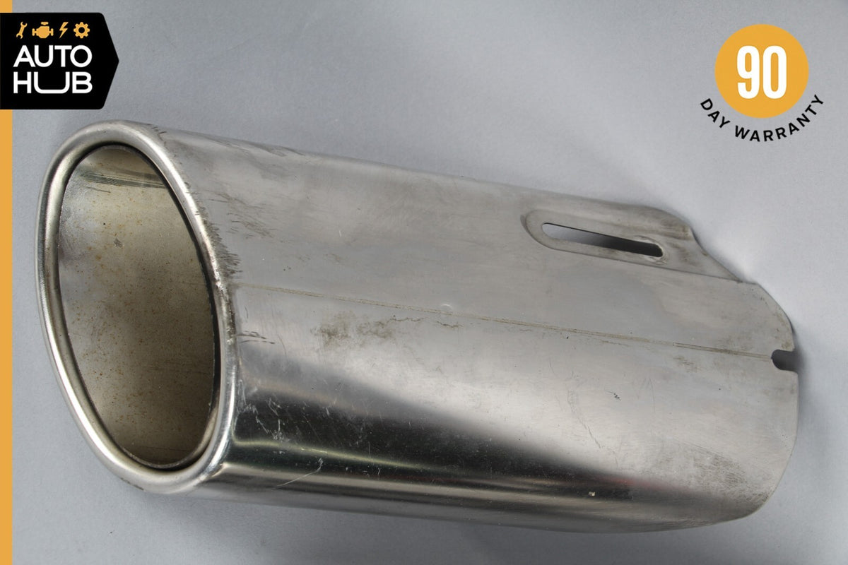 08-16 Mercedes W204 C300 E350 Rear Bumper Exhaust Muffler Tips Set of 2 OEM - photo 5