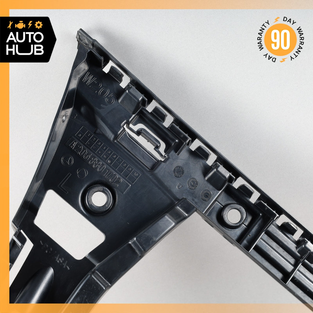 Mercedes W205 C350e Sedan Rear Left Side Bumper Support Bracket OEM - photo 4