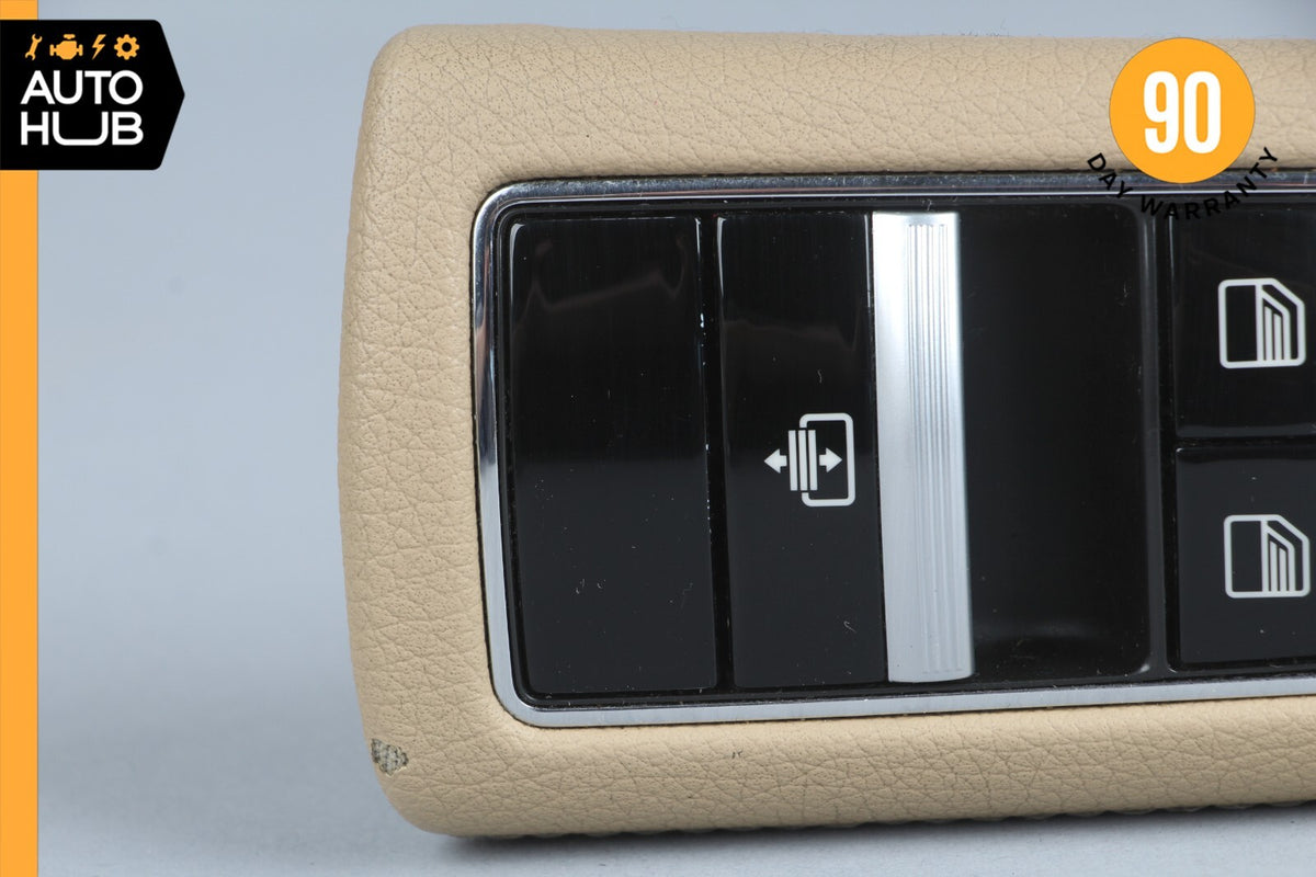 10-13 Mercedes W221 S550 S400 Rear Left Driver Window Control Switch Beige OEM - photo 7