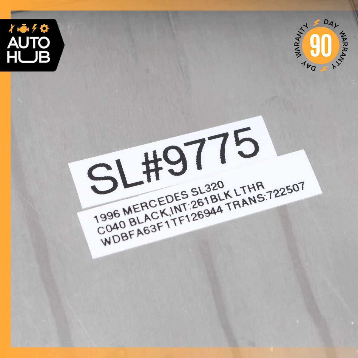 1996 Mercedes R129 SL320 General Control Module Unit 0195457432 OEM 78k - photo 10