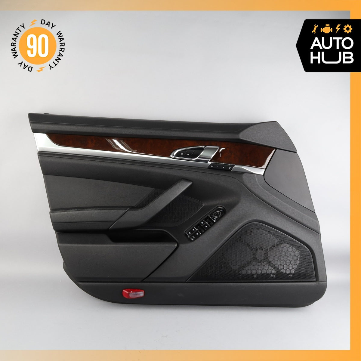 10-16 Porsche Panamera 970 Front Left Interior Door Panel Black OEM - photo 1