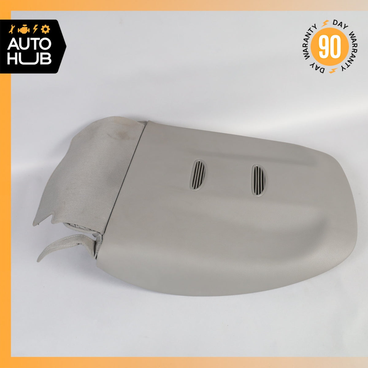 07-14 Mercedes W216 CL550 Front Left Driver Side Seat Back Cover Gray OEM - photo 9