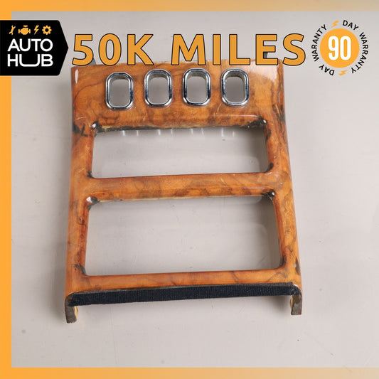 99-04 Bentley Arnage Center Console Trim Panel Wood OEM 50k - photo 1