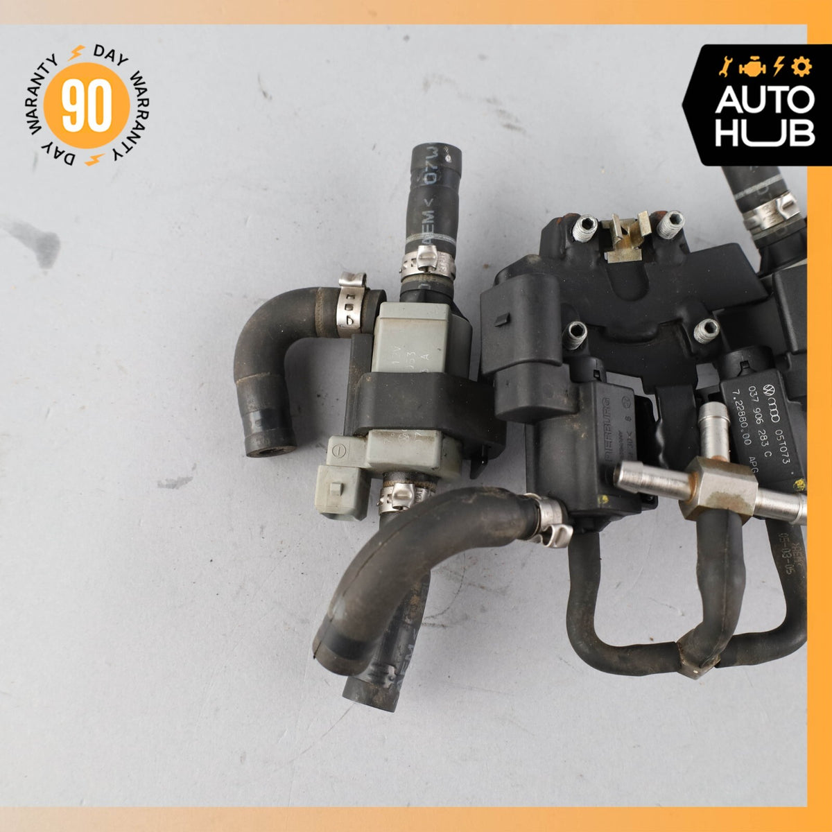 03-05 Bentley Continental GT EGR Vacuum Solenoid Valve Set w/ Hoses OEM - photo 3